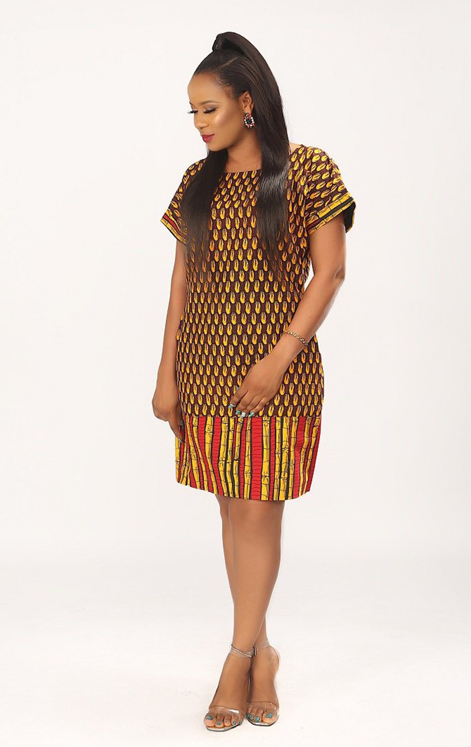 Dammy African Print Dress Bolaji Trendy House of Fashion Dammy African Print Dress Bolaji Trendy House of Fashion